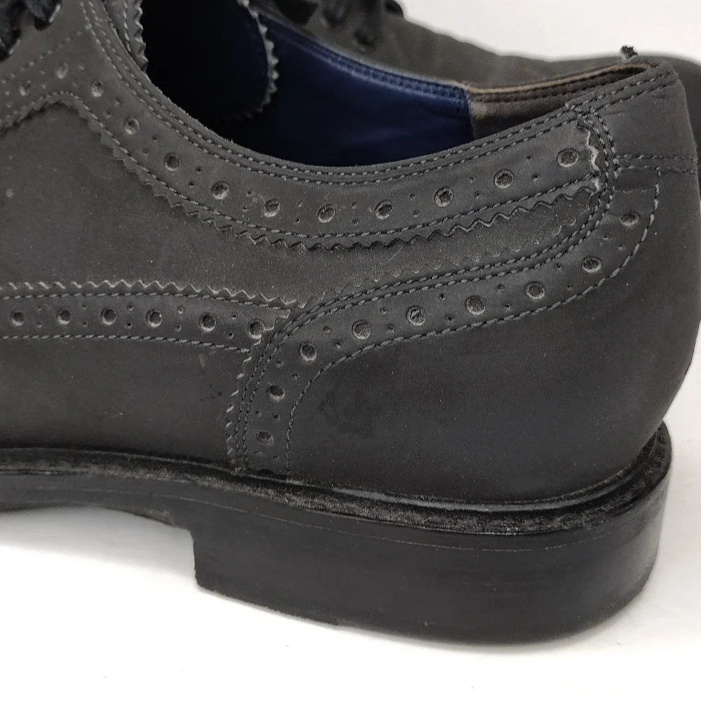 Cole Haan Men's Leather Lace Up Wingtip Business Office Oxfords Size 9.5